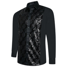 Men Black Regular Fit Shirt SC315