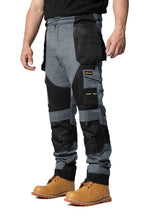 Sam Caan Heavy Duty Holster Pockets Men Work Trouser Grey Black STY8