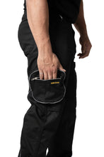 Sam Caan Men Work Trousers Combat Cargo Pockets Black STY7