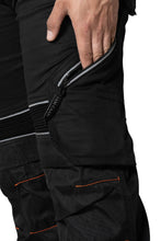 Sam Caan Men Work Trouser Cargo Holster Pockets Regular Fit Black STY5