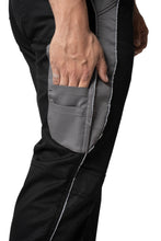 Sam Caan Men Cargo Pockets Work Trousers Black Grey STY6