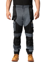 Sam Caan Heavy Duty Holster Pockets Men Work Trouser Grey Black STY8