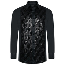 Men Black Slim Fit Shirt SC314