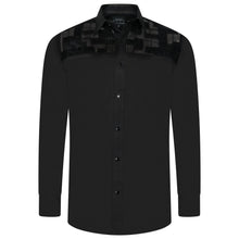 Men Black Slim Fit Shirt SC316