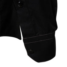 Men Black Slim Fit Shirt SC316