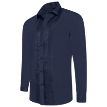 Men Navy Slim Fit Shirt SC311