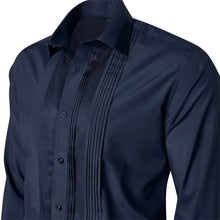 Men Navy Slim Fit Shirt SC311