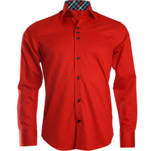 Men Red Slim Fit Shirt 10027