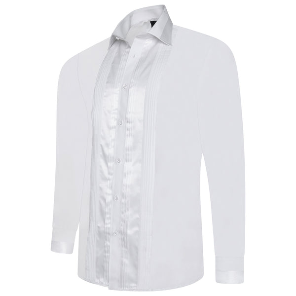 Men White Slim Fit Shirt SC312