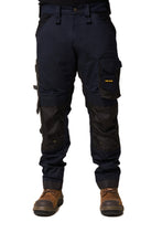 Sam Caan Heavy Duty Multi Pockets Men Work Trouser Navy STY9