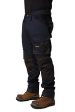 Sam Caan Heavy Duty Multi Pockets Men Work Trouser Navy STY9