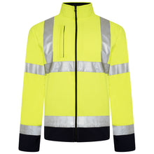 men yellow work jacket