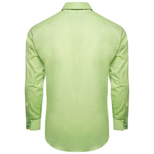 Men Green Triple Collar Slim Fit Shirt