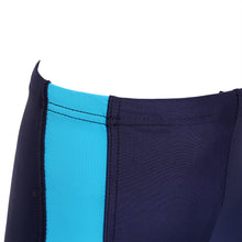 Boys Swim Trunk Navy Turquoise with Drawstrings