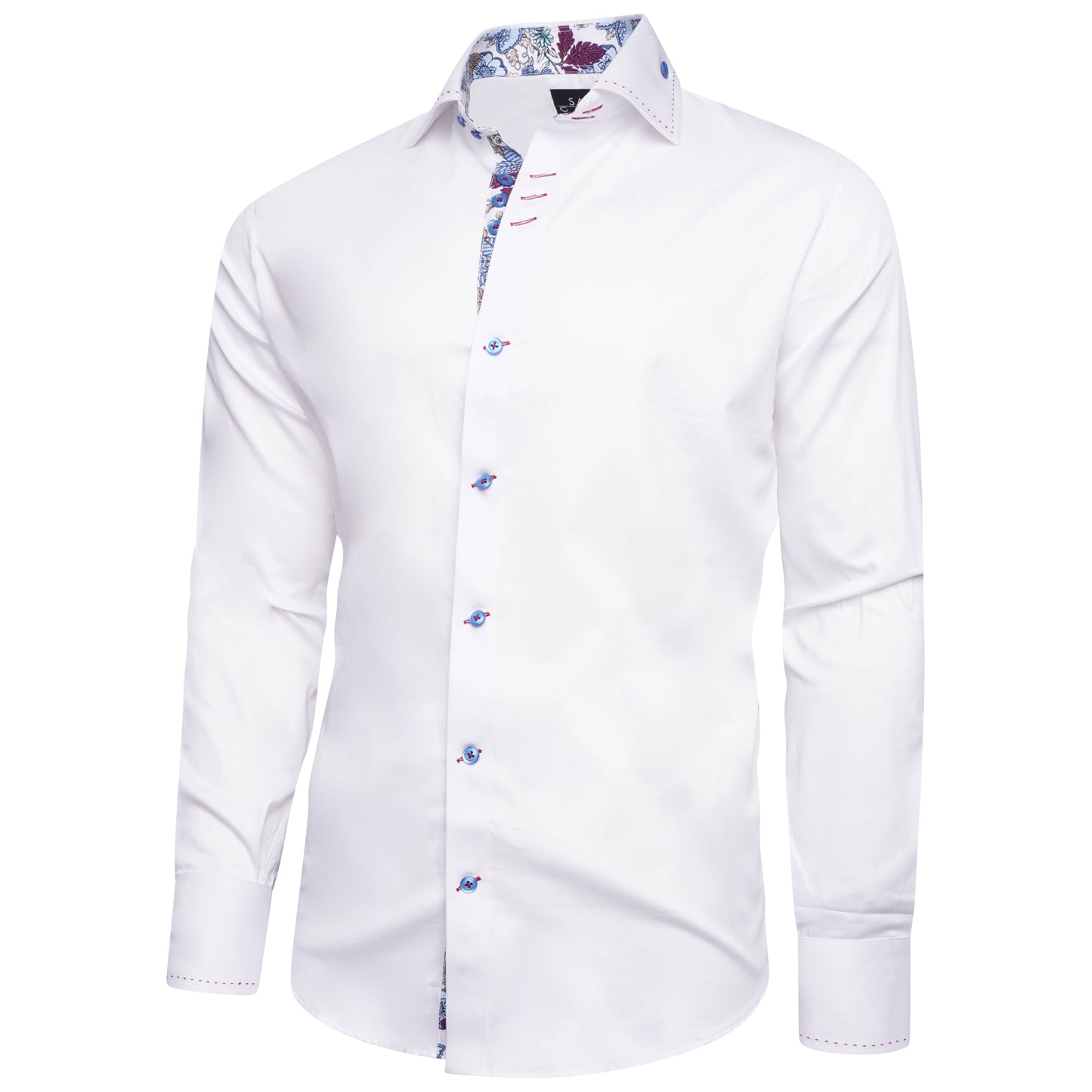 Men's White Regular Fit Shirt