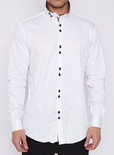 Men White Slim Fit Shirt SC301