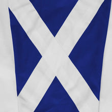Men’s White Regular Fit Shirt with Scottish Flag Arm Detail SC325