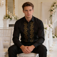 Men Black Regular Fit Shirt SC321