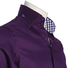 Men Purple Slim Fit Shirt 1003