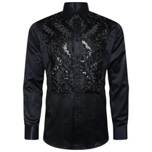 Men Black Regular Fit Shirt SC322