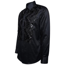Men Black Regular Fit Shirt SC322