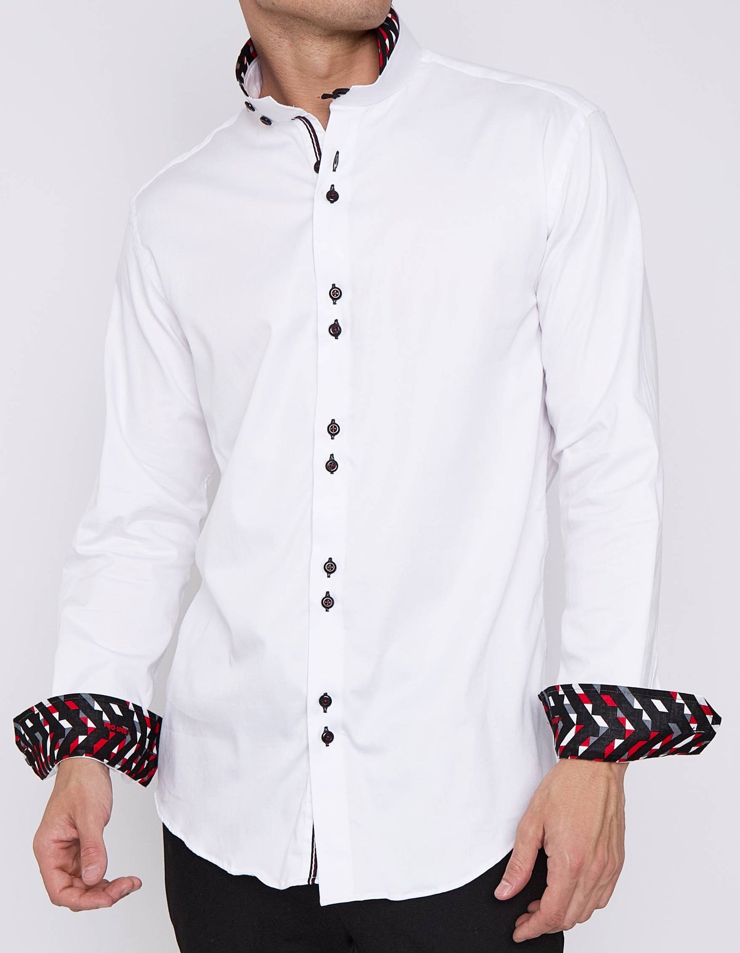 Men White Regular Fit Shirt SC301