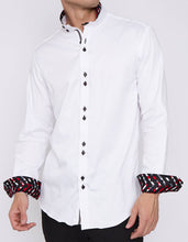 Men White Slim Fit Shirt SC301