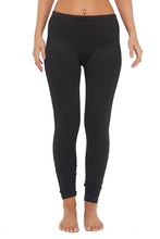 Women Swimming Legging Black with Drawstrings