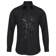 Men Black Regular Fit Shirt SC320
