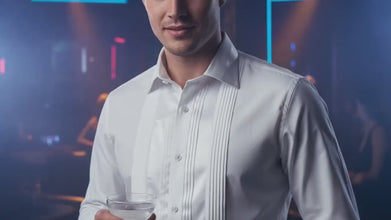 Men White Slim Fit Shirt SC312