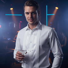 Men White Slim Fit Shirt SC312